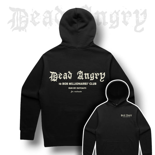 DEAD ANGRY - 10 Bob Millionaire's Club Oversized Heavy Hoody