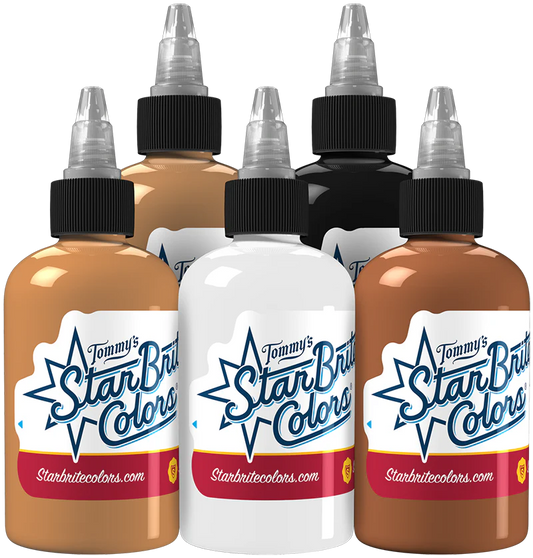 Starbrite Colors Tattoo Ink - Fleshtone Set 1oz