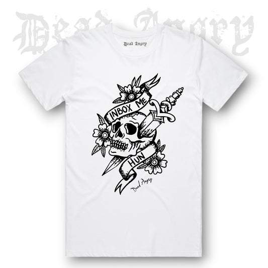 DEAD ANGRY - INBOX ME HUN Oversized Tee