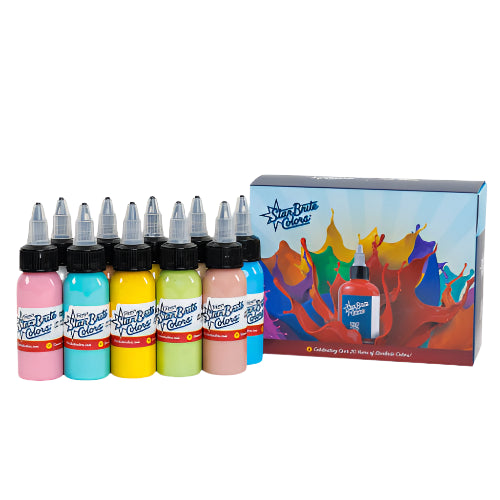 Starbrite Colors Tattoo Ink - Pastel Pallette Set