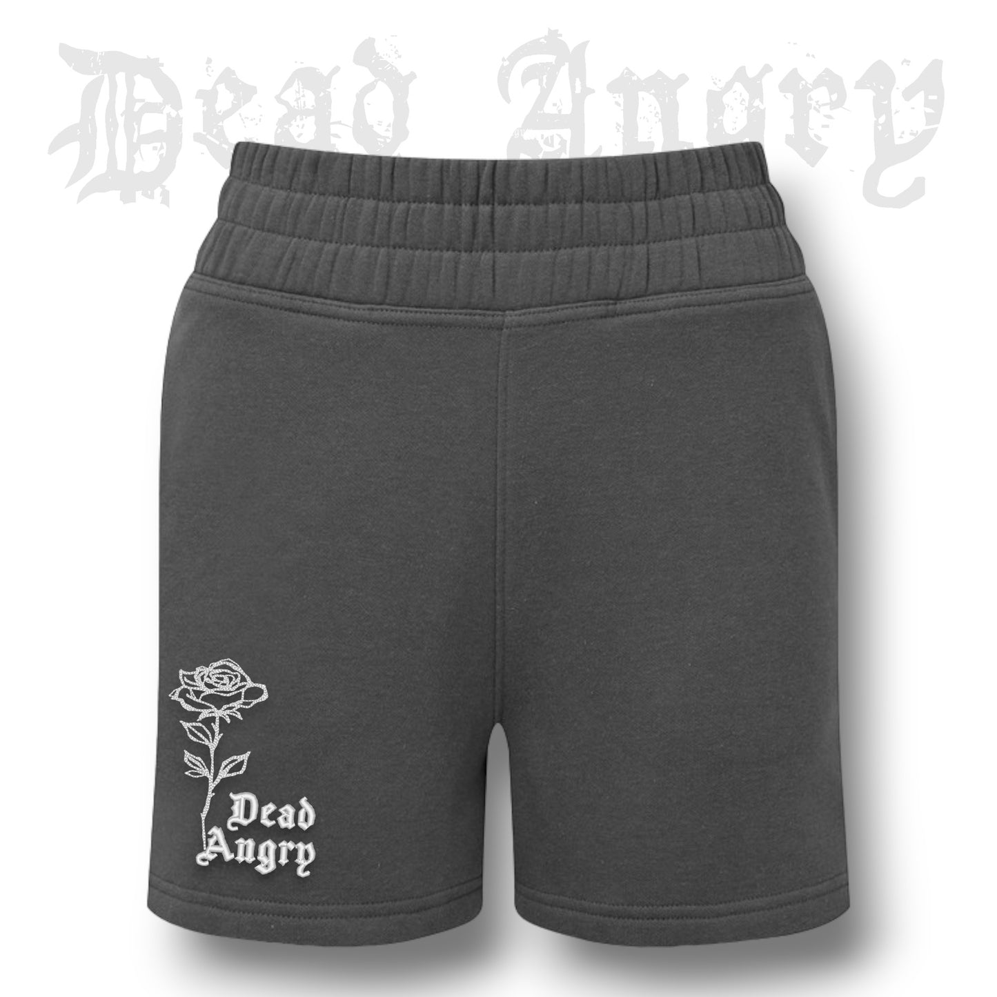 DEAD ANGRY - HIGH WAIST ROSE Womens Shorts