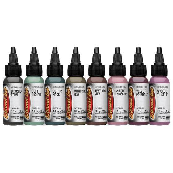 Eternal Ink - Gia Rose Nightshades Ink Set 1oz - Tattoo Everything Supplies