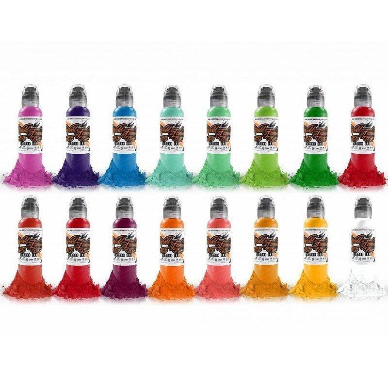 World Famous Tattoo Ink Master Mike Asian Colour Set 30ml - Tattoo Everything Supplies